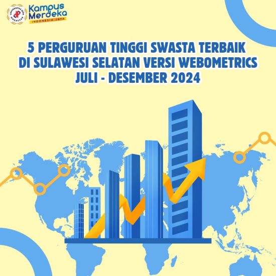 UNDIPA Makassar Masuk Lima Besar PTS Terbaik di Sulawesi Selatan versi Webometrics periode Juli-Desember 2024