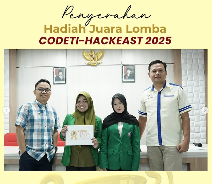 Sukses Digelar, CODETI–HackEast 2025 Lahirkan Jawara Inovasi Digital dari Seluruh Nusantara