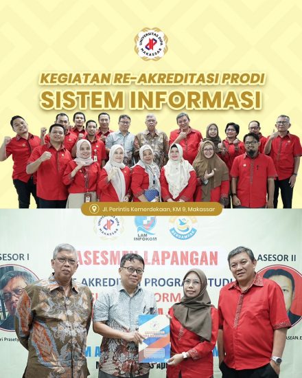 Tingkatkan Mutu Pendidikan, Prodi Sistem Informasi UNDIPA Makassar Sukses Gelar Asesmen Lapangan Re-Akreditasi LAM INFOKOM